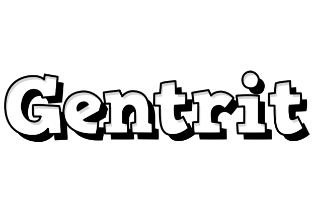 Gentrit snowing logo