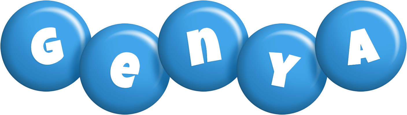 Genya candy-blue logo