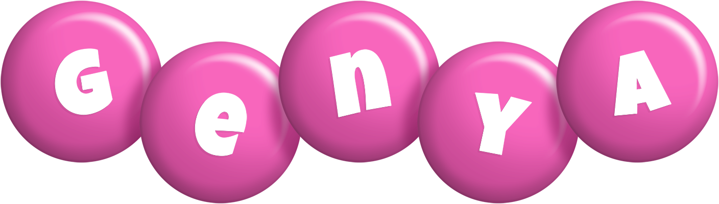 Genya candy-pink logo