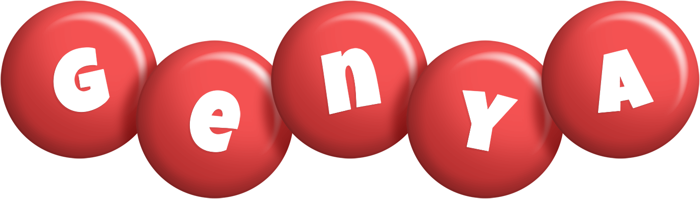 Genya candy-red logo