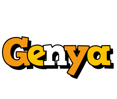 Genya cartoon logo