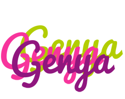 Genya flowers logo