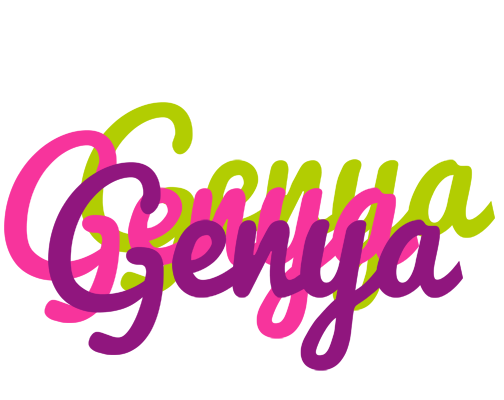 Genya flowers logo