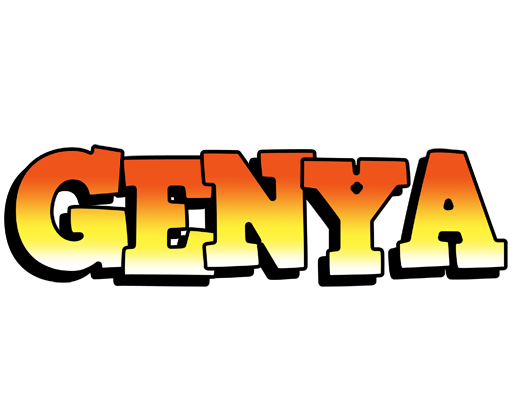 Genya sunset logo