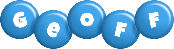 Geoff candy-blue logo