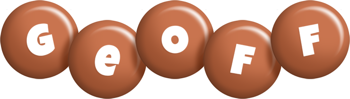Geoff candy-brown logo