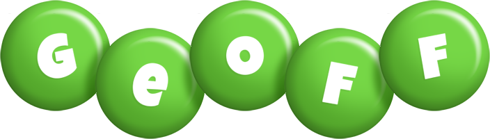 Geoff candy-green logo