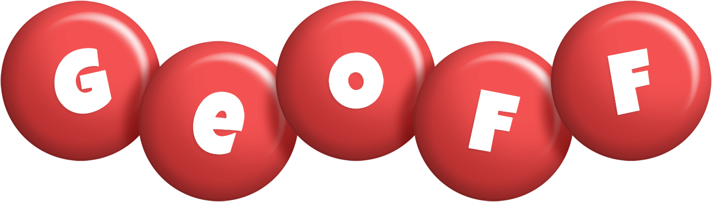 Geoff candy-red logo