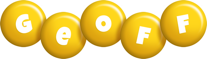 Geoff candy-yellow logo