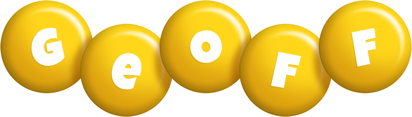 Geoff candy-yellow logo