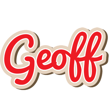 Geoff chocolate logo
