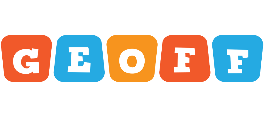 Geoff comics logo