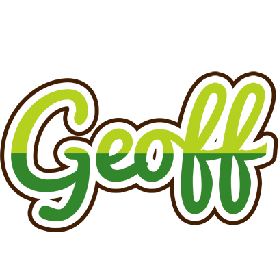 Geoff golfing logo
