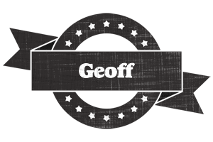 Geoff grunge logo