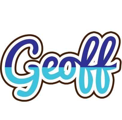 Geoff raining logo