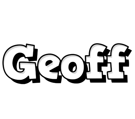 Geoff snowing logo