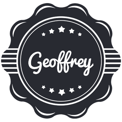 Geoffrey badge logo