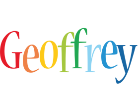 Geoffrey birthday logo