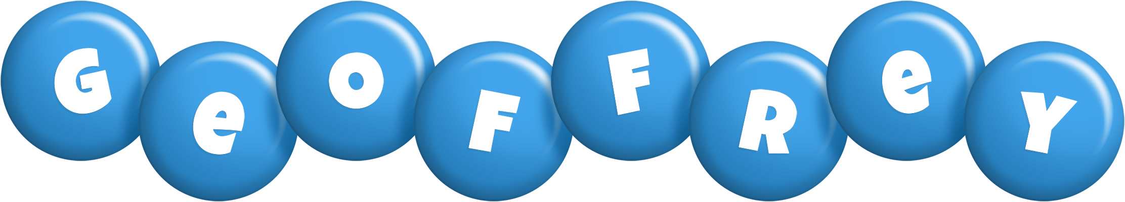 Geoffrey candy-blue logo