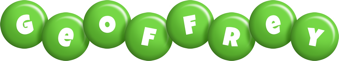 Geoffrey candy-green logo