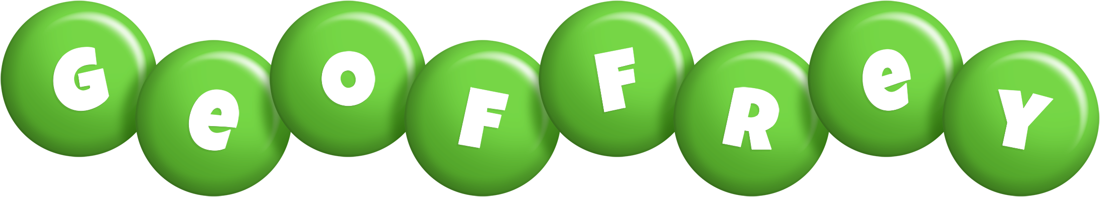 Geoffrey candy-green logo