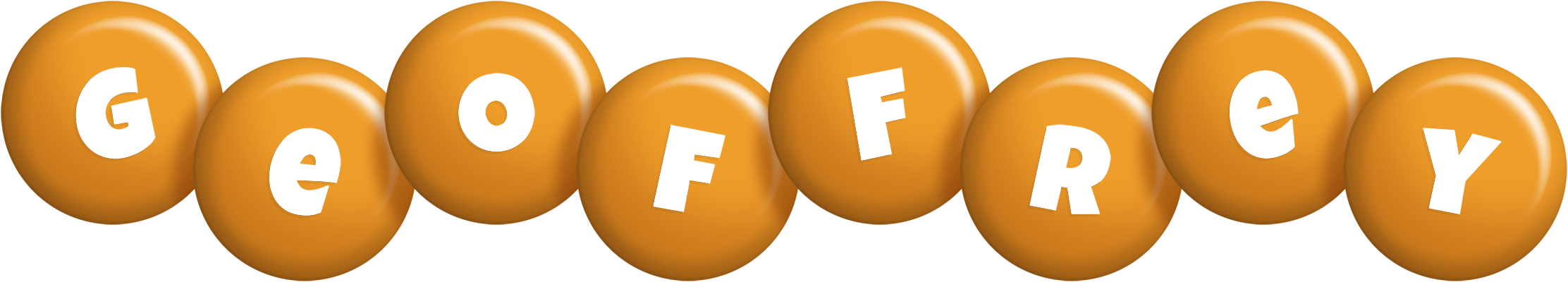 Geoffrey candy-orange logo