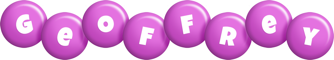 Geoffrey candy-purple logo