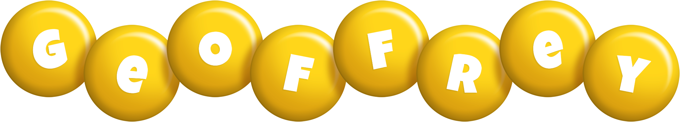 Geoffrey candy-yellow logo