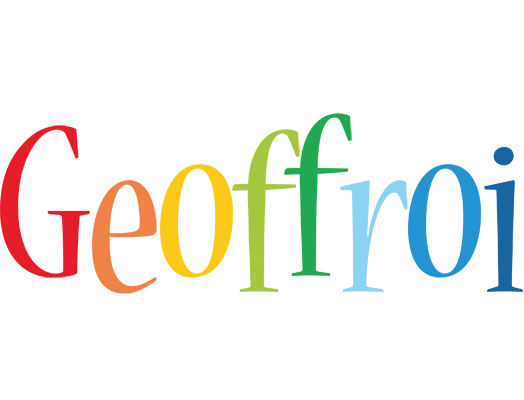 Geoffroi birthday logo