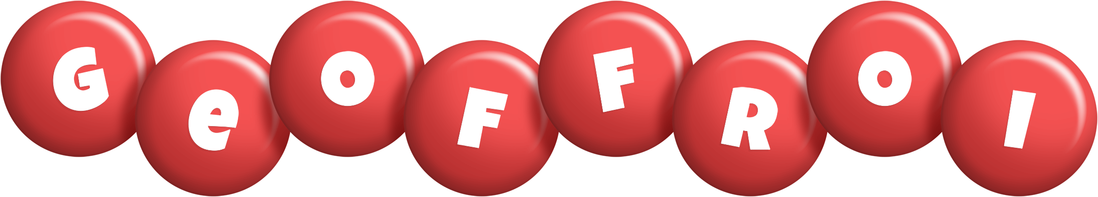 Geoffroi candy-red logo