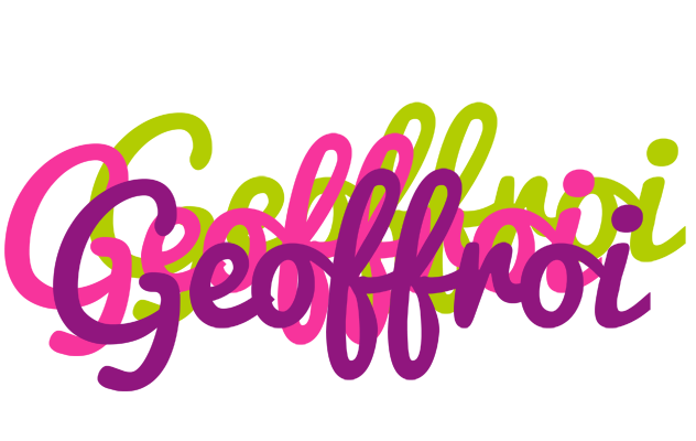 Geoffroi flowers logo