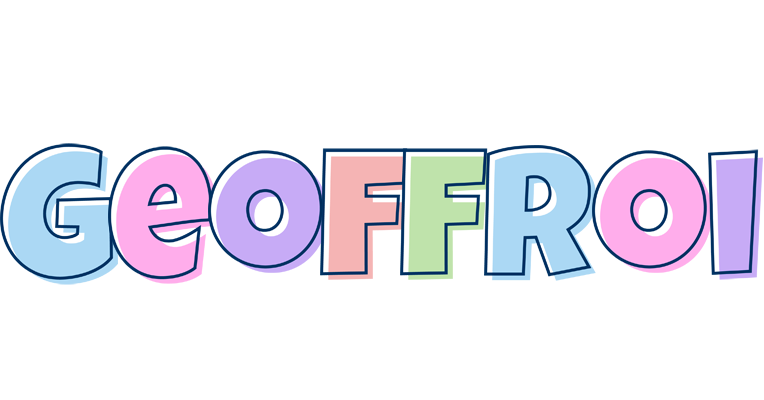 Geoffroi pastel logo