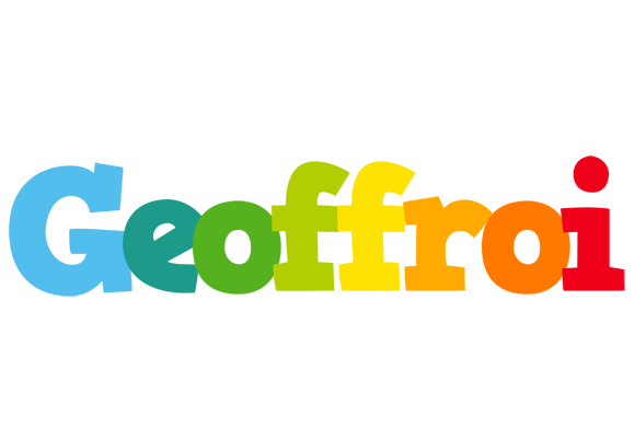 Geoffroi rainbows logo