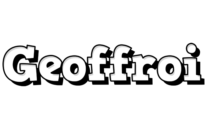 Geoffroi snowing logo