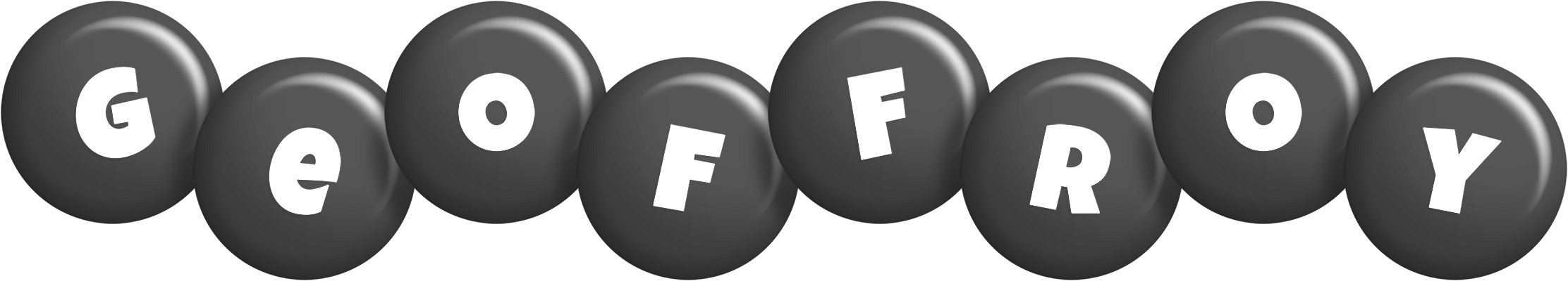 Geoffroy candy-black logo