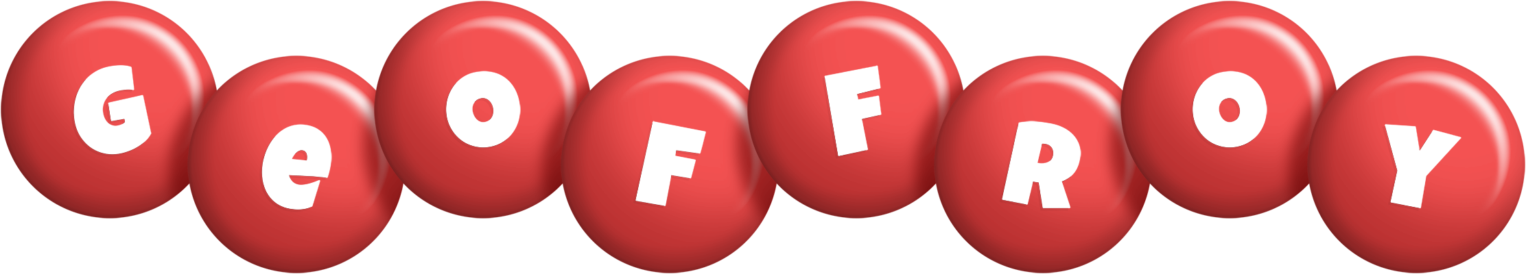 Geoffroy candy-red logo