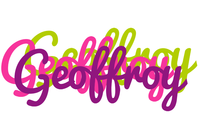 Geoffroy flowers logo