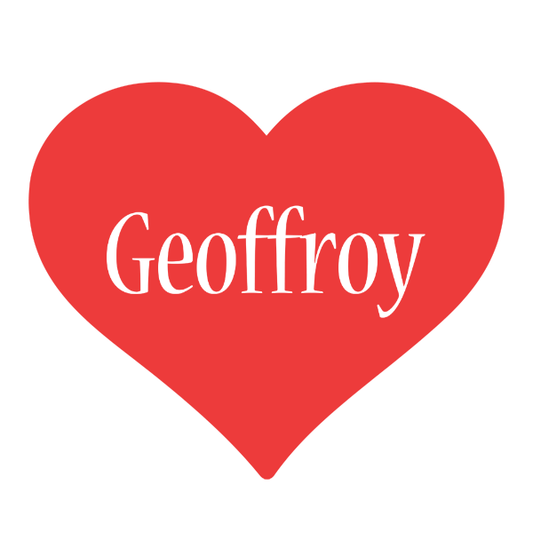 Geoffroy love logo
