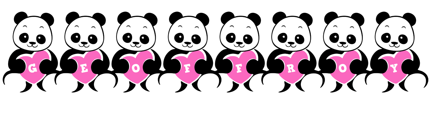 Geoffroy love-panda logo