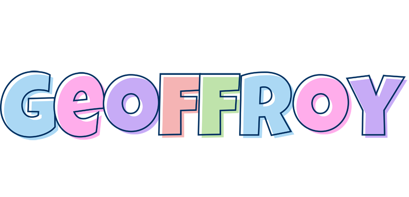 Geoffroy pastel logo