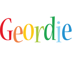 Geordie birthday logo