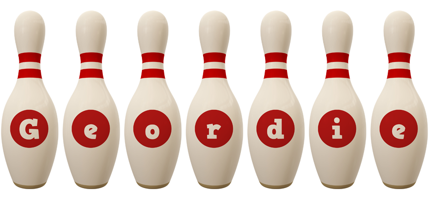 Geordie bowling-pin logo