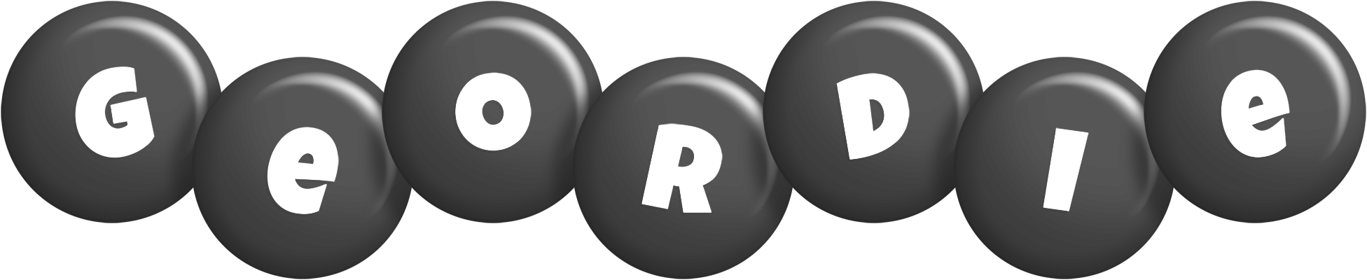 Geordie candy-black logo