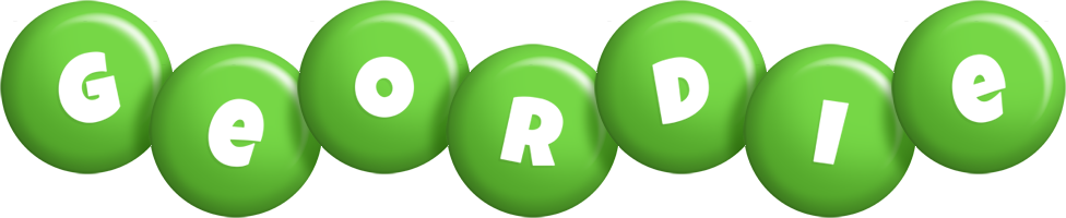 Geordie candy-green logo