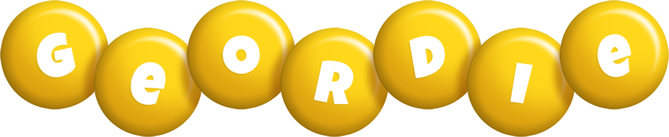 Geordie candy-yellow logo