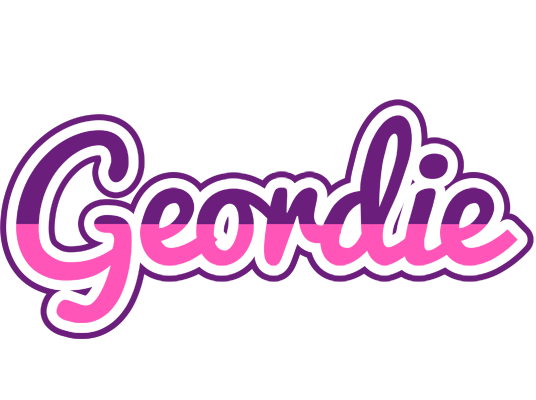 Geordie cheerful logo