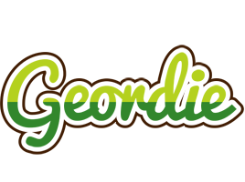 Geordie golfing logo