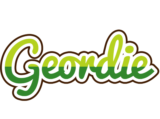 Geordie golfing logo
