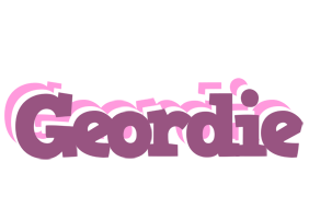 Geordie relaxing logo
