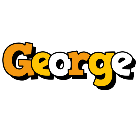 George cartoon logo